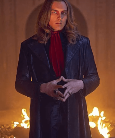 Michael Langdon American Horror Story Black Leather Coat