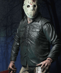 Ted White Friday the 13th: The Final Chapter Jason Black Leather Jacket