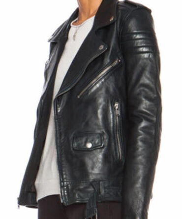 Womens Genuine Lambskin Real Leather Jacket Biker Stylish Soft Motorcycle Jacket