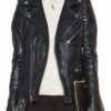 Women Black Biker Jacket