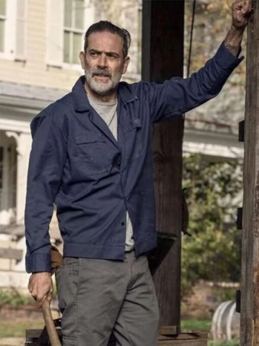 The Walking Dead TV Series Negan Blue Cotton Jacket