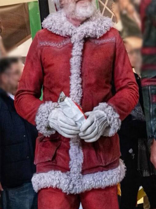 Santa Claus Red One JK Simmons Christmas Jacket