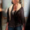 Laurie Holden The Walking Dead Andrea Harrison Brown Vest