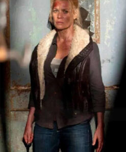 Laurie Holden The Walking Dead Andrea Harrison Brown Vest