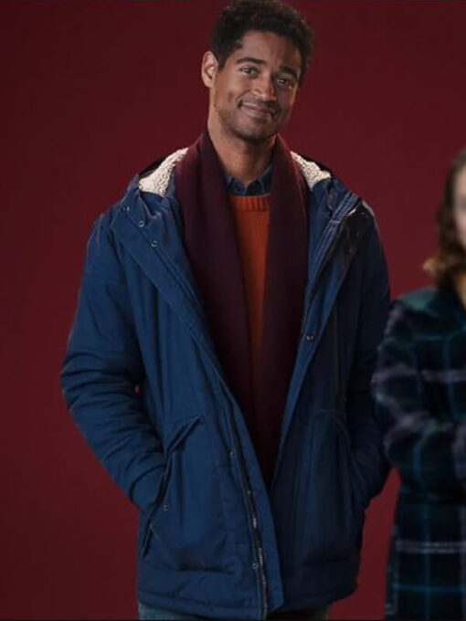 This Is Christmas Alfred Enoch Blue Jacket