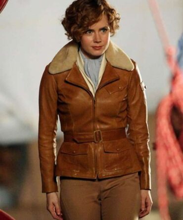 Night at the Museum 2 Amelia Earhart Brown Leather Jacket