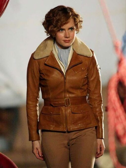 Night at the Museum 2 Amelia Earhart Brown Leather Jacket