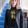 Kiernan Shipka Let It Snow Angie Leather Jacket