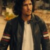 Danny Ramirez Black Mirror S06 Striped Leather Jacket