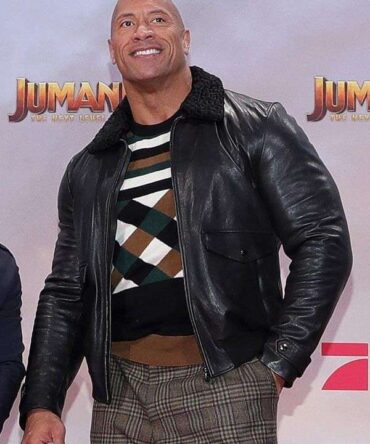 Dwayne Johnson Jumanji The Next Level Leather Jacket