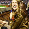 San Diego Padres Emma Stone Satin Bomber Jacket