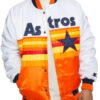 Houston Astros Bomber Satin Varsity Jacket