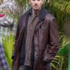 Red One Chris Evans Leather Coat