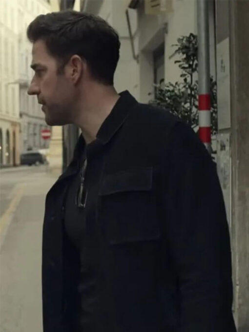 John Krasinski Tom Clancy’s Jack Ryan Leather Jacket