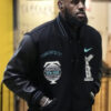 Lebron James Tiffany & Co Black Wool New York Varsity Jacket