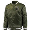 Vegas Golden Knights Green Satin Jacket