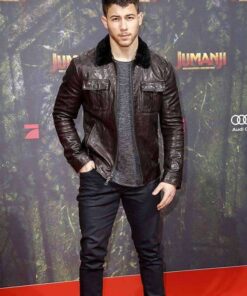 Nick Jonas Jumanji The Next Level Premier Leather Jacket