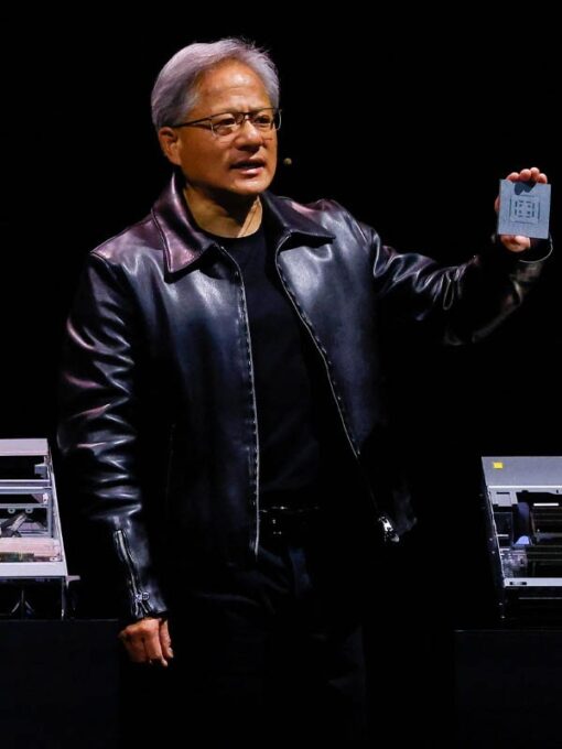 NVIDIA CEO Jensen Huang Leather Jacket