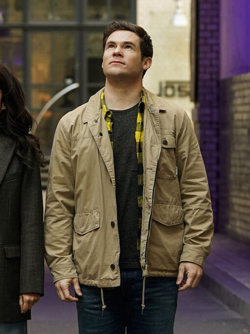 Bumper Allen Pitch Perfect Adam Devine Beige Cotton Jacket