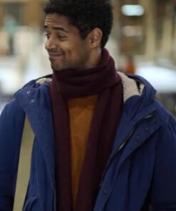 Alfred Enoch This Is Christmas Adam Cotton Jacket