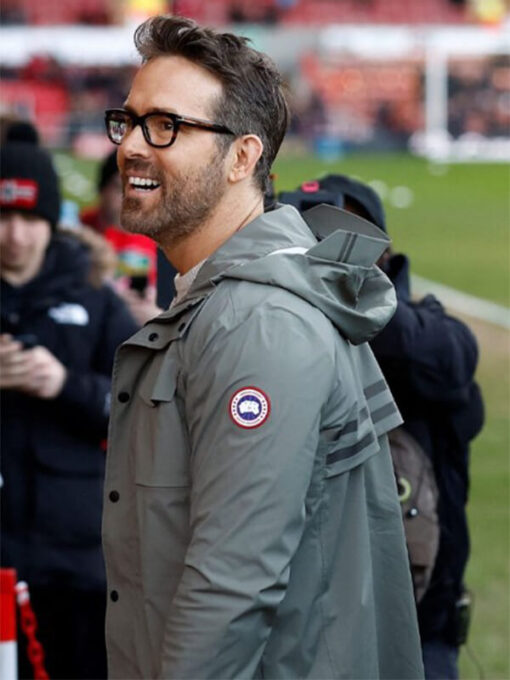 Wrexham FC Ryan Reynolds Canada Goose Cotton Polyester Hooded Jacket