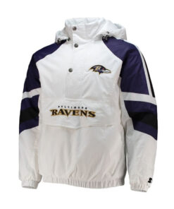 Hooded Bertrand Baltimore Ravens Jacket