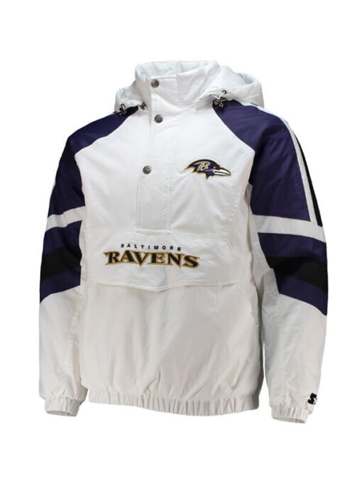 Hooded Bertrand Baltimore Ravens Jacket