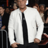 Vin Diesel Xander Cage White Leather Jacket