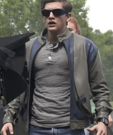 Cyclops Tye Sheridan Leather Jacket