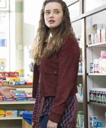 Katherine Langford Maroon Jacket