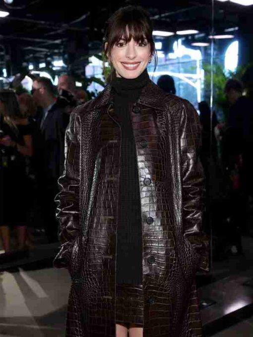 The Devil Wears Prada Anne Hathaway Brown Coat