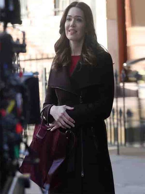 Dr. Death Benita Alexander Maroon Coat