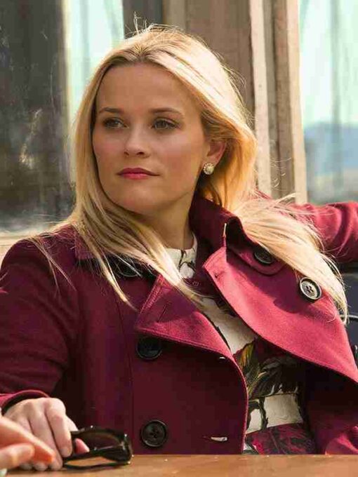 Big Little Lies Reese Witherspoon Cotton Trench Coat