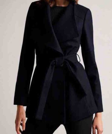 Culprits Dianne Harewood Black Wool Coat