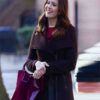 Benita Alexander TV Series Dr. Death S02 Mandy Moore Maroon Coat