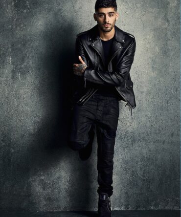 Black Leather Zain Malik Jacket