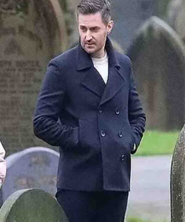 Joe Burkett TV Series Fool Me Once Richard Armitage Wool Peacoat