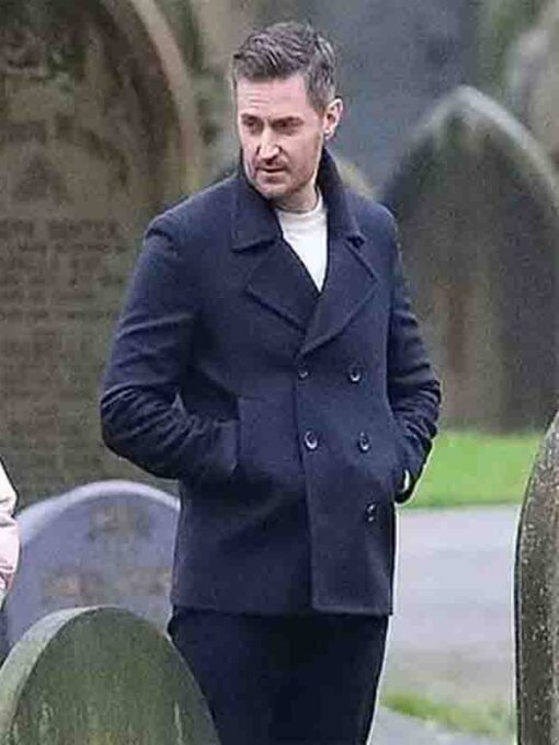 Joe Burkett TV Series Fool Me Once Richard Armitage Wool Peacoat