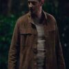 Joe Burkett TV Series Fool Me Once Richard Armitage Suede Leather Jacket