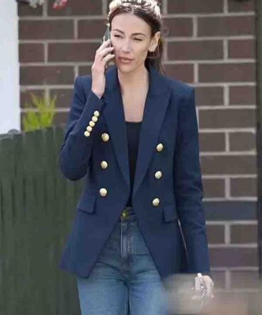 Maya Stern TV Series Fool Me Once Michelle Keegan Blue Blazer Coat