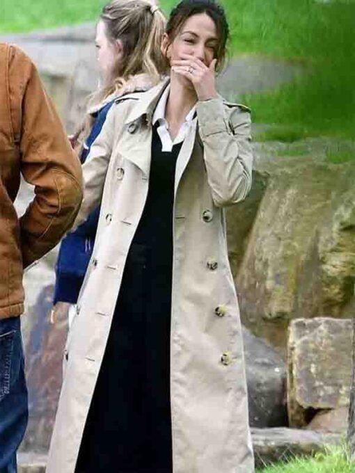 Maya Stern TV Series Fool Me Once Michelle Keegan Beige Coat