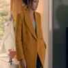 Eva Finn TV Series Fool Me Once Season 01 Adelle Leonce Yellow Coat