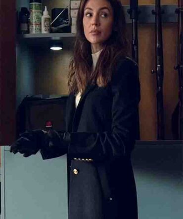 Maya Stern TV Series Fool Me Once Michelle Keegan Black Wool Coat