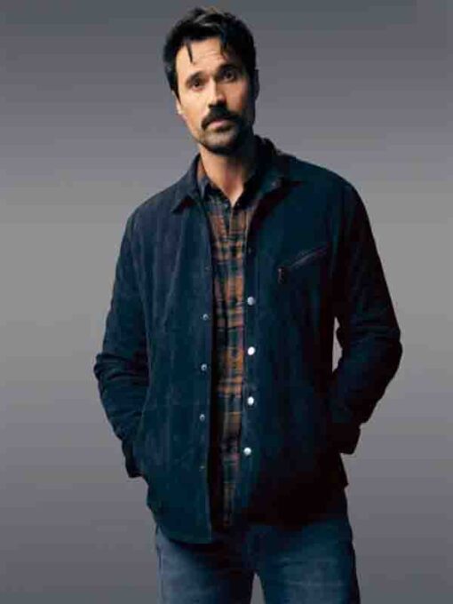 Brett Dalton TV Series Found Mark Trent Black Jacket