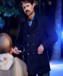 Mark Trent TV Series Found Brett Dalton Black Peacoat