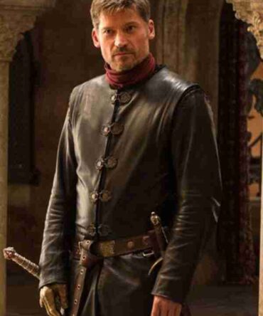 Nikolaj Coster TV Series Game of Thrones Brown Jacket